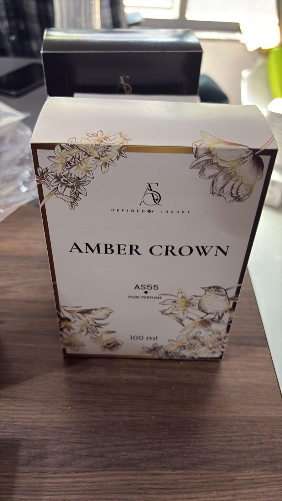 Floral perfume carton
