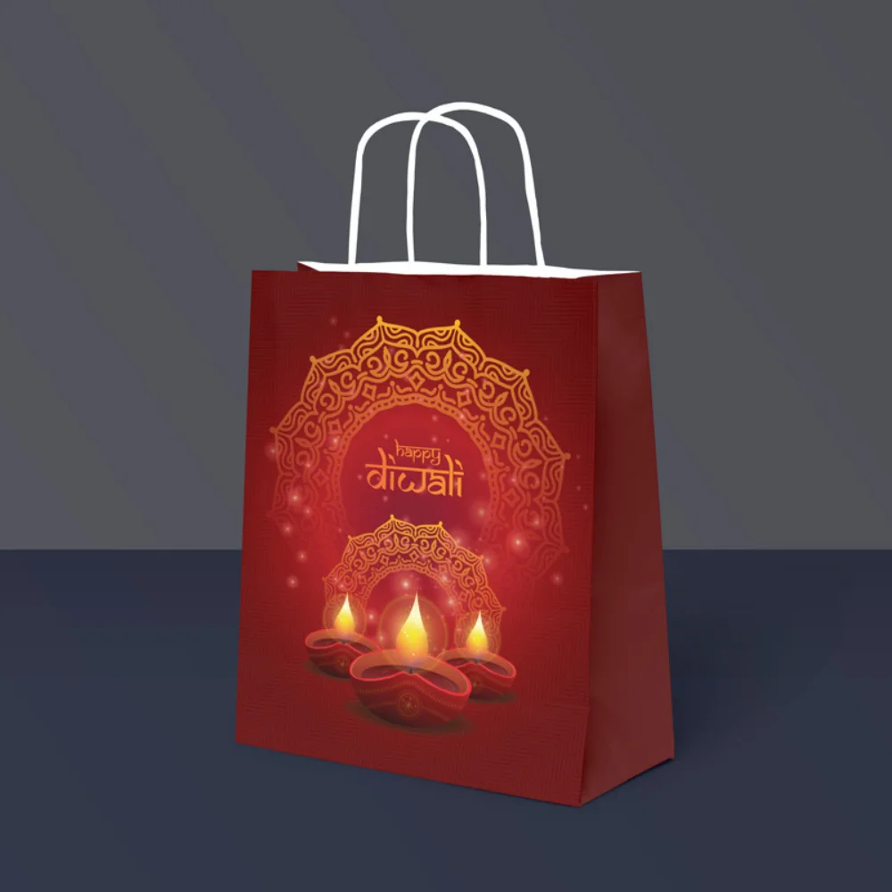 Diwali Theme Paper Carry Bag